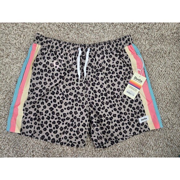 DUVIN Multi Print Swim Trunks Size XL *NWT* - Picture 1 of 7